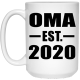 Oma Established EST. 2020 - 15oz Coffee Mug