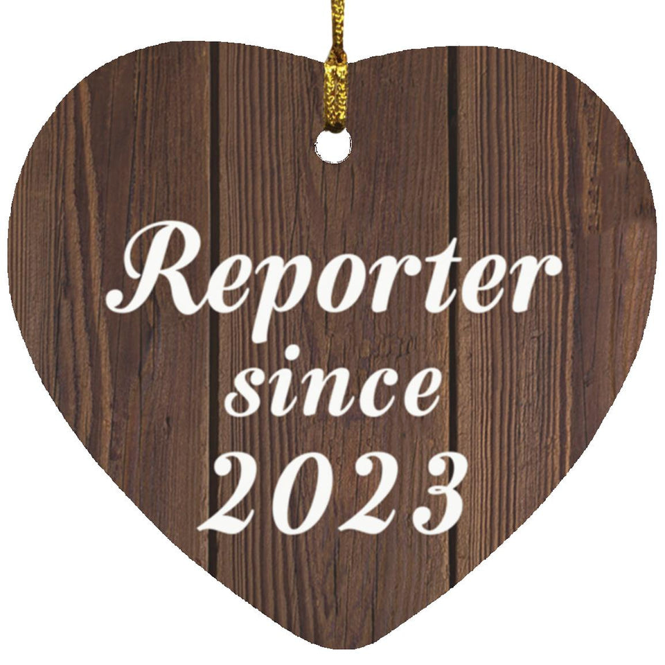Reporter Since 2023 - Heart Ornament D