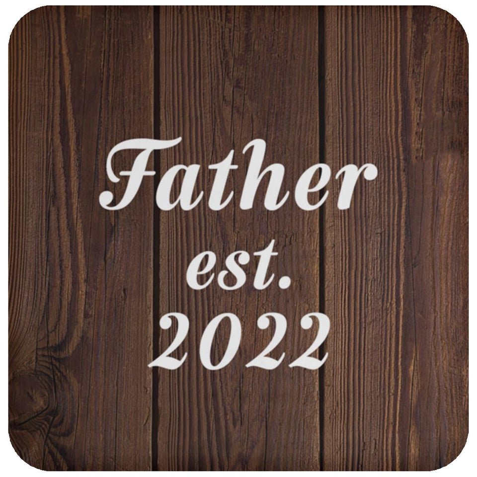 Father Established EST. 2022 - Drink Coaster D