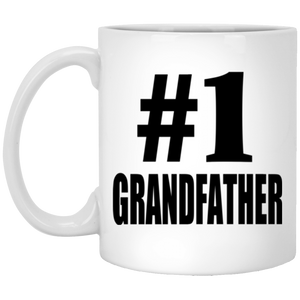Number One #1 Grandfather - 11 Oz Coffee Mug