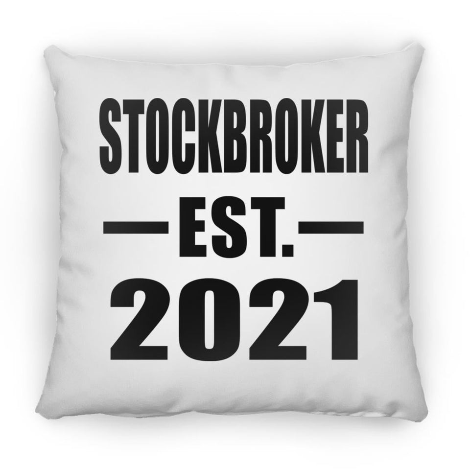 Stockbroker Established EST. 2021 - Throw Pillow
