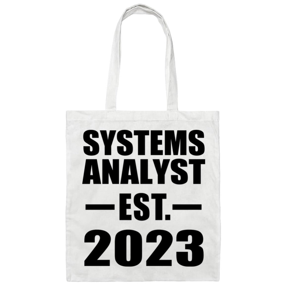 Systems Analyst Established EST. 2023 - Tote Bag White