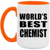 World's Best Chemist - 15oz Accent Mug Orange