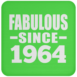 60th Birthday Fabulous Since 1964 - Drink Coaster