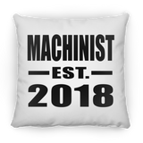 Machinist Established EST. 2018 - Throw Pillow