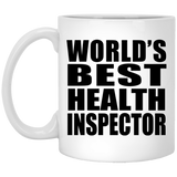 World's Best Health Inspector - 11 Oz Coffee Mug