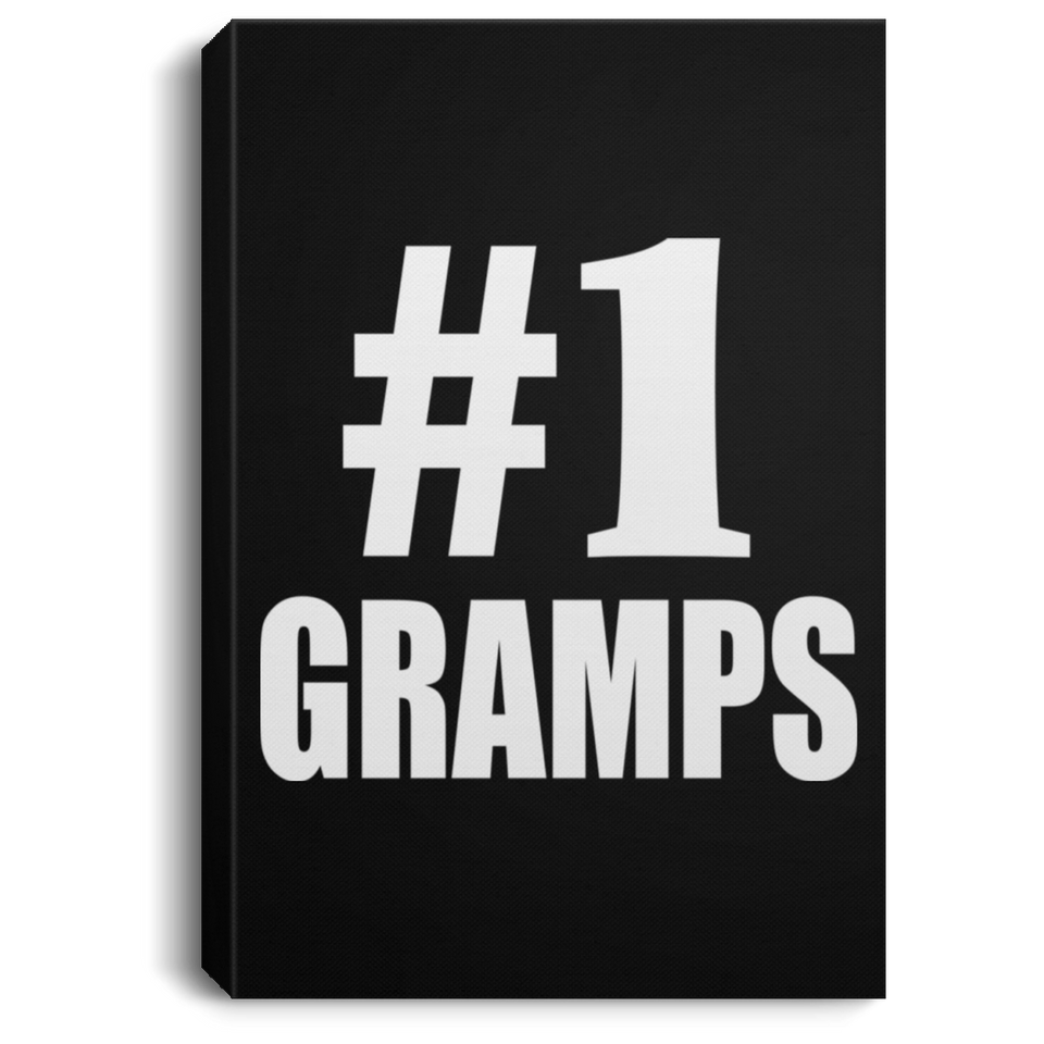 Number One #1 Gramps - Canvas Portrait