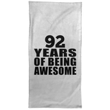 92nd Birthday 92 Years Of Being Awesome - Hand Towel