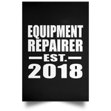 Equipment Repairer Established EST. 2018 - Poster Portrait
