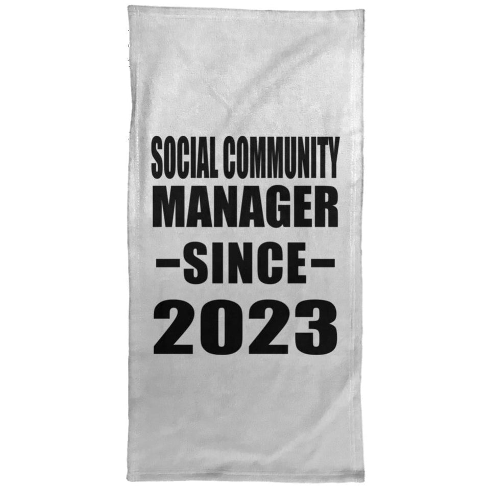 Social Community Manager Since 2023 - Hand Towel