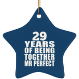 29th Anniversary 29 Years Of Being Mr Perfect - Star Ornament