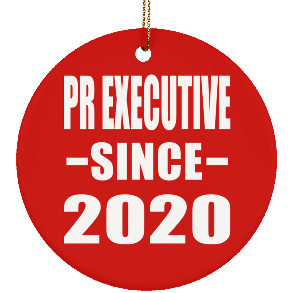 Pr Executive Since 2020 - Circle Ornament