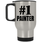Number One #1 Painter - Silver Travel Mug