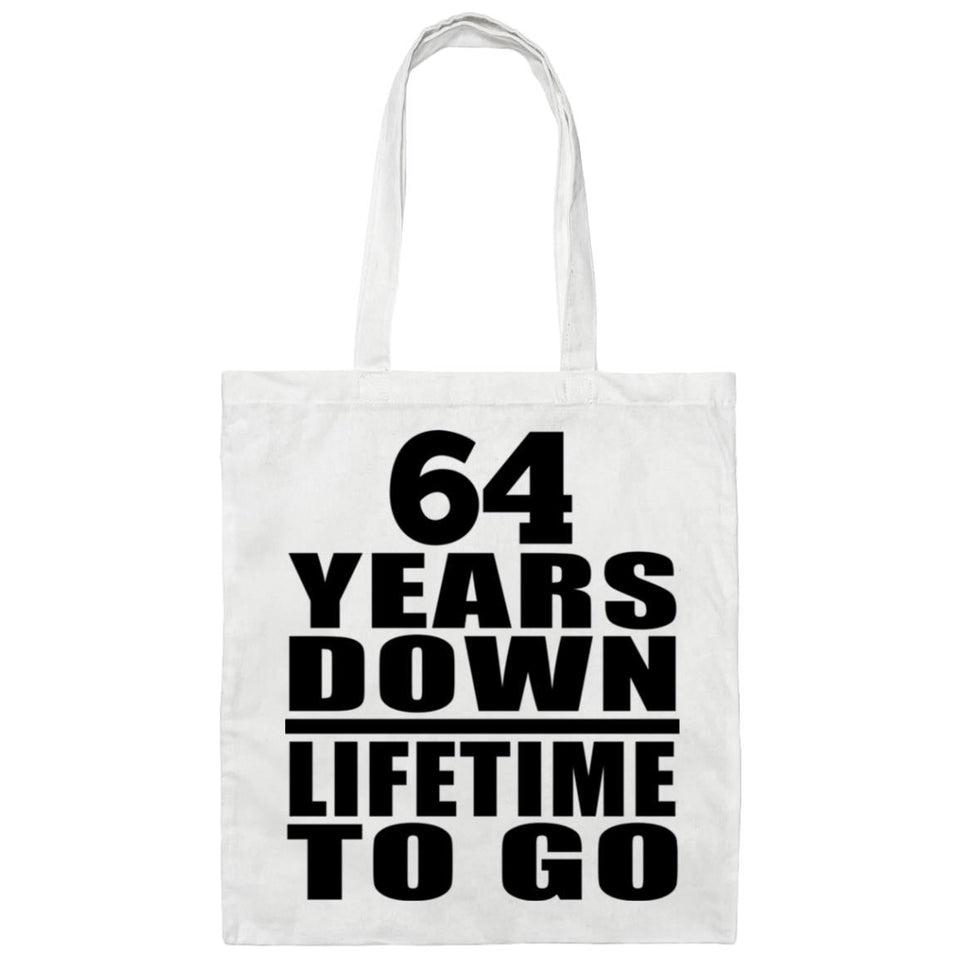 64 Years Down Lifetime To Go - Tote Bag White