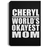 Cheryl World's Okayest Mom - Canvas Portrait