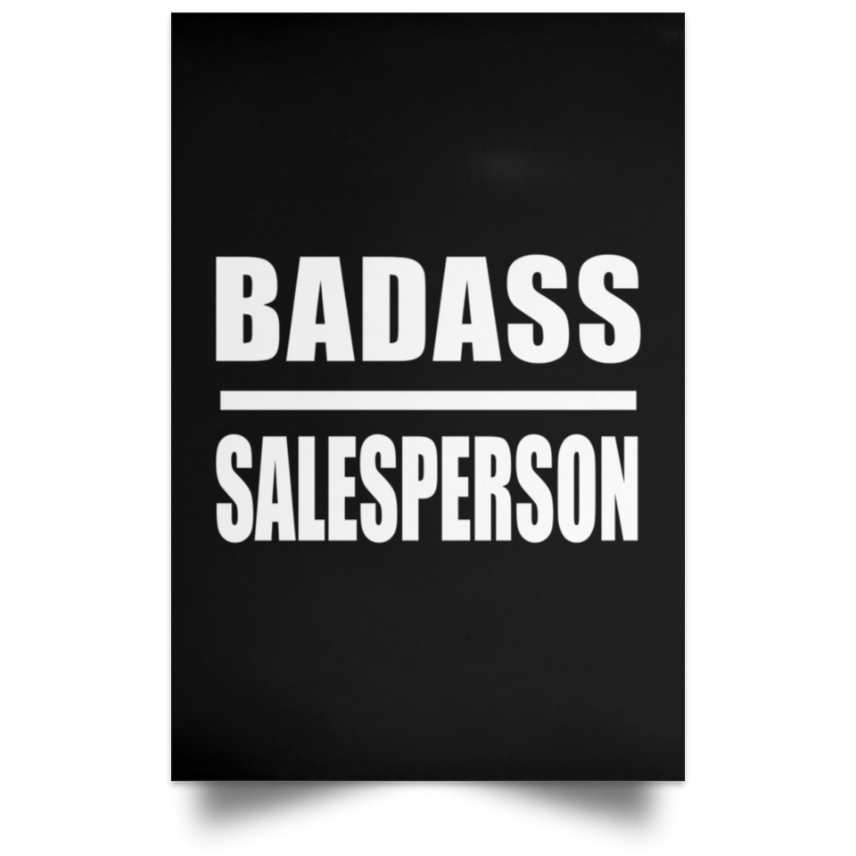 Badass Salesperson - Poster Portrait