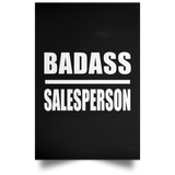 Badass Salesperson - Poster Portrait