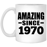 54th Birthday Amazing Since 1970 - 11 Oz Coffee Mug