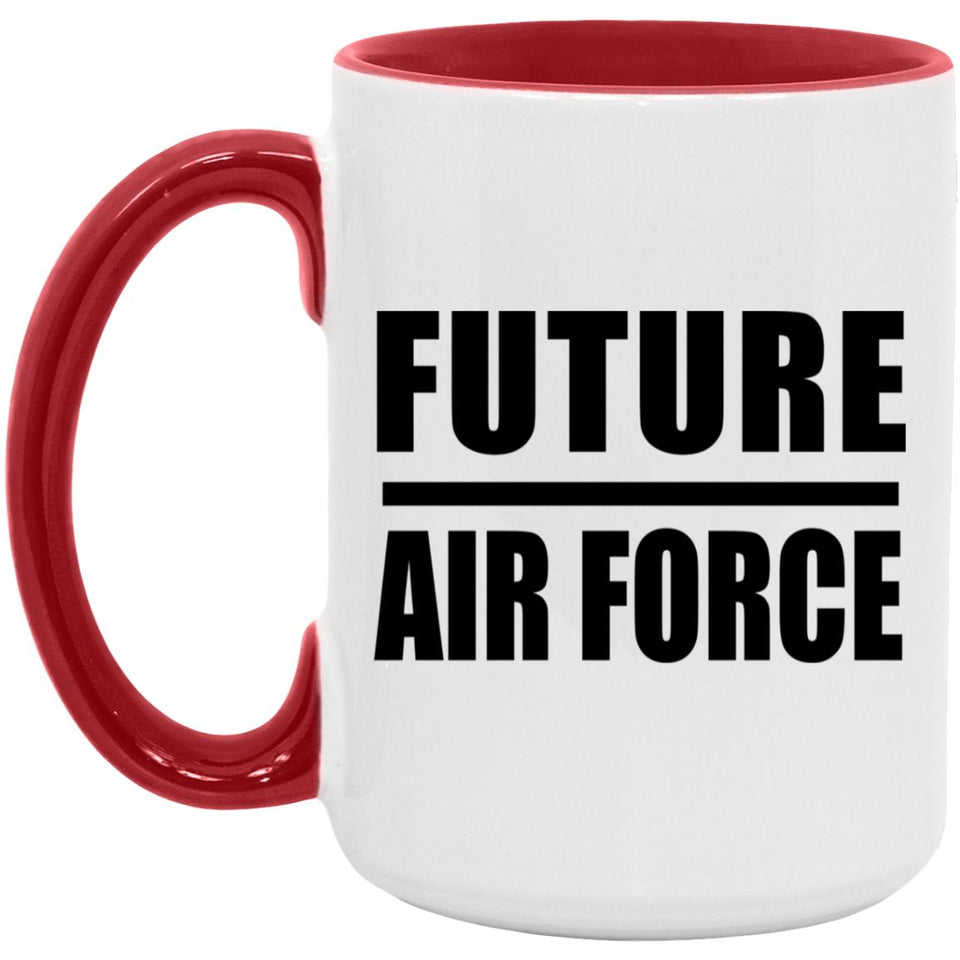 Future Air Force - 15oz Accent Mug Red