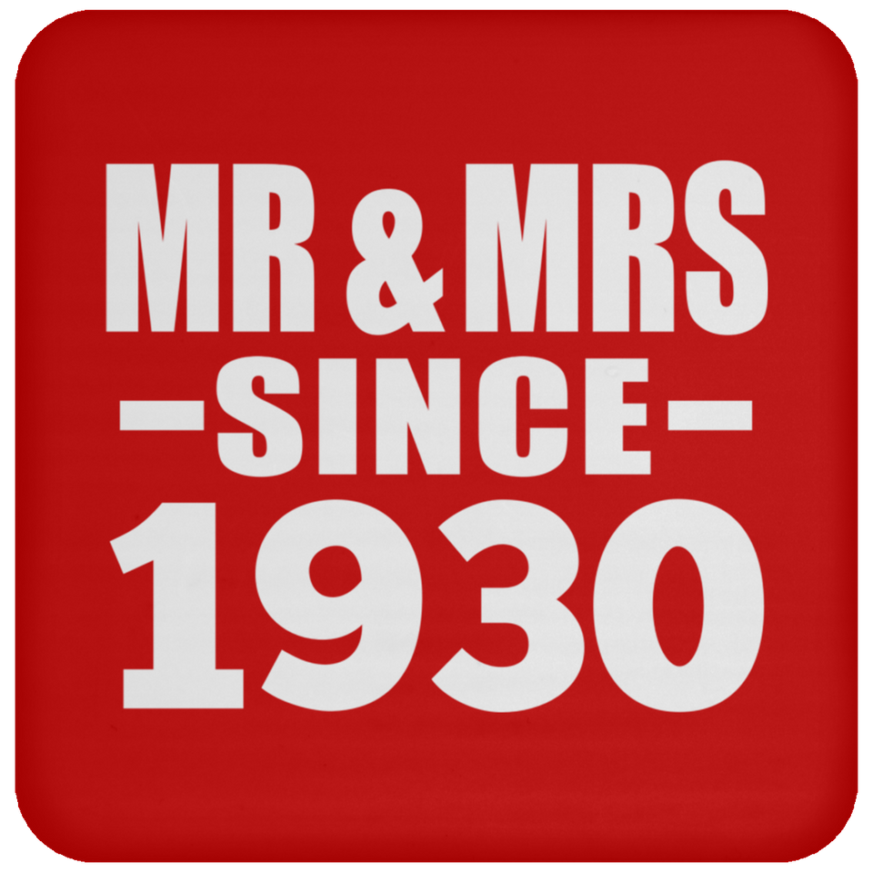 94th Anniversary Mr & Mrs Since 1930 - Drink Coaster