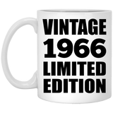 58th Birthday Vintage 1966 Limited Edition - 11oz Coffee Mug