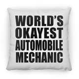 World's Okayest Automobile Mechanic - Throw Pillow