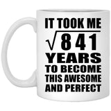 29th Birthday Took Square Root of 841 Years To Awesome - 11oz Coffee Mug