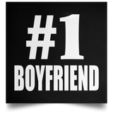 Number One #1 Boyfriend - Poster Square