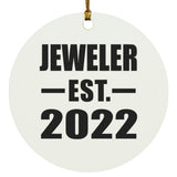 Jeweler Established EST. 2022 - Circle Ornament
