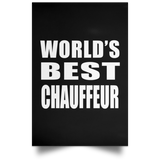 World's Best Chauffeur - Poster Portrait