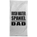 Irish Water Spaniel Dad - Hand Towel