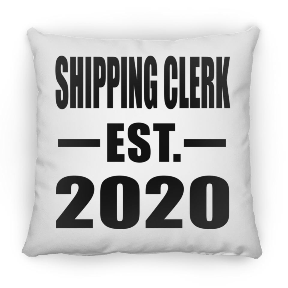 Shipping Clerk Established EST. 2020 - Throw Pillow