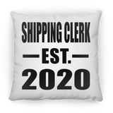 Shipping Clerk Established EST. 2020 - Throw Pillow