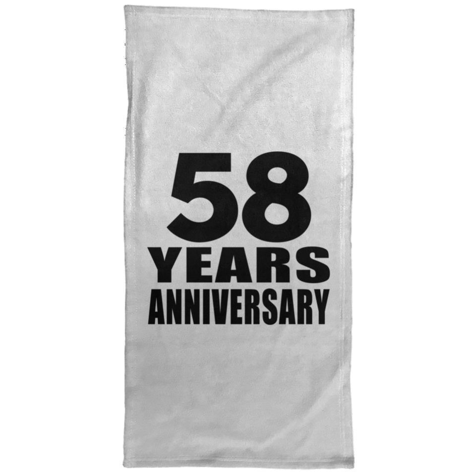 58th Anniversary 58 Years Anniversary - Hand Towel