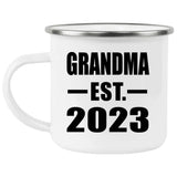 Grandma Established EST. 2023 - 12oz Camping Mug