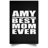 Amy Best Mom Ever - Poster Portrait