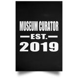 Museum Curator Established EST. 2019 - Poster Portrait