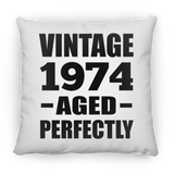 50th Birthday Vintage 1974 Aged Perfectly - Throw Pillow