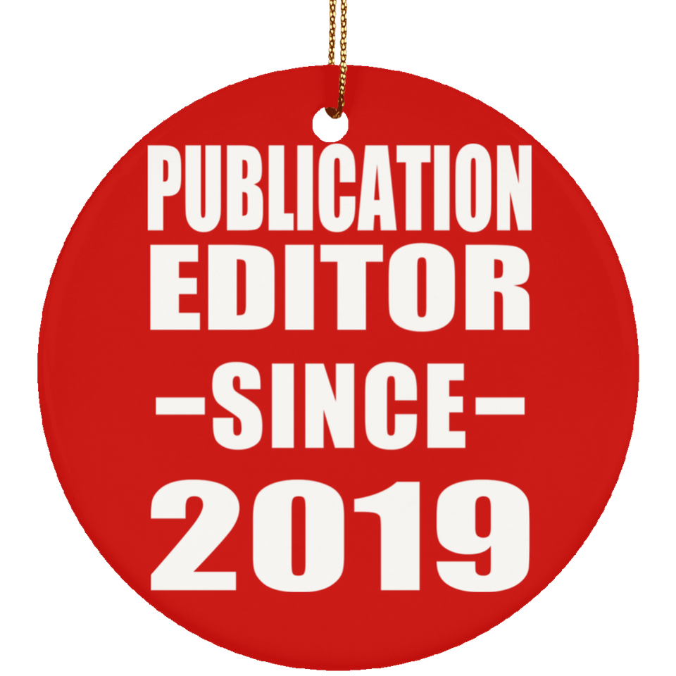 Publication Editor Since 2019 - Circle Ornament