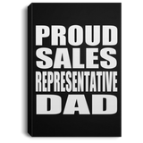 Proud Sales Representative Dad - Canvas Portrait