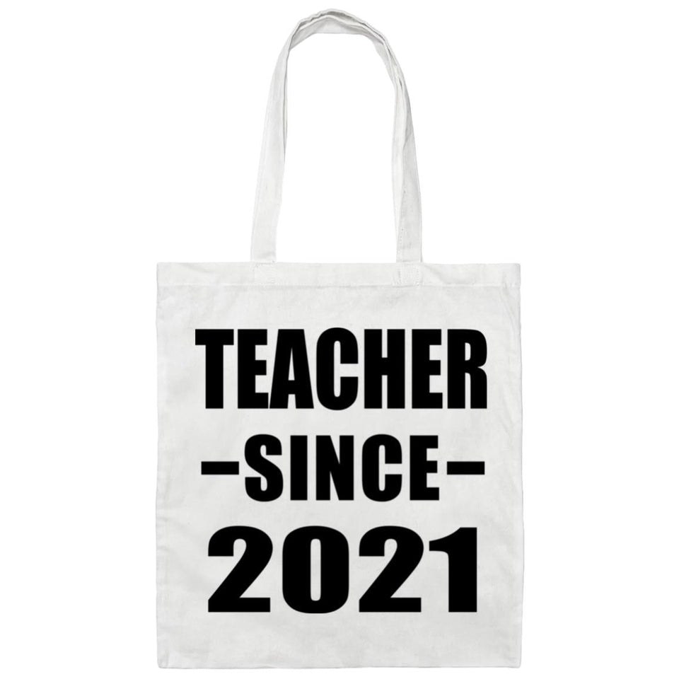Teacher Since 2021 - Tote Bag White