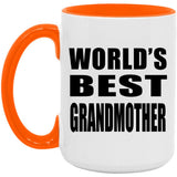 World's Best Grandmother - 15oz Accent Mug Orange