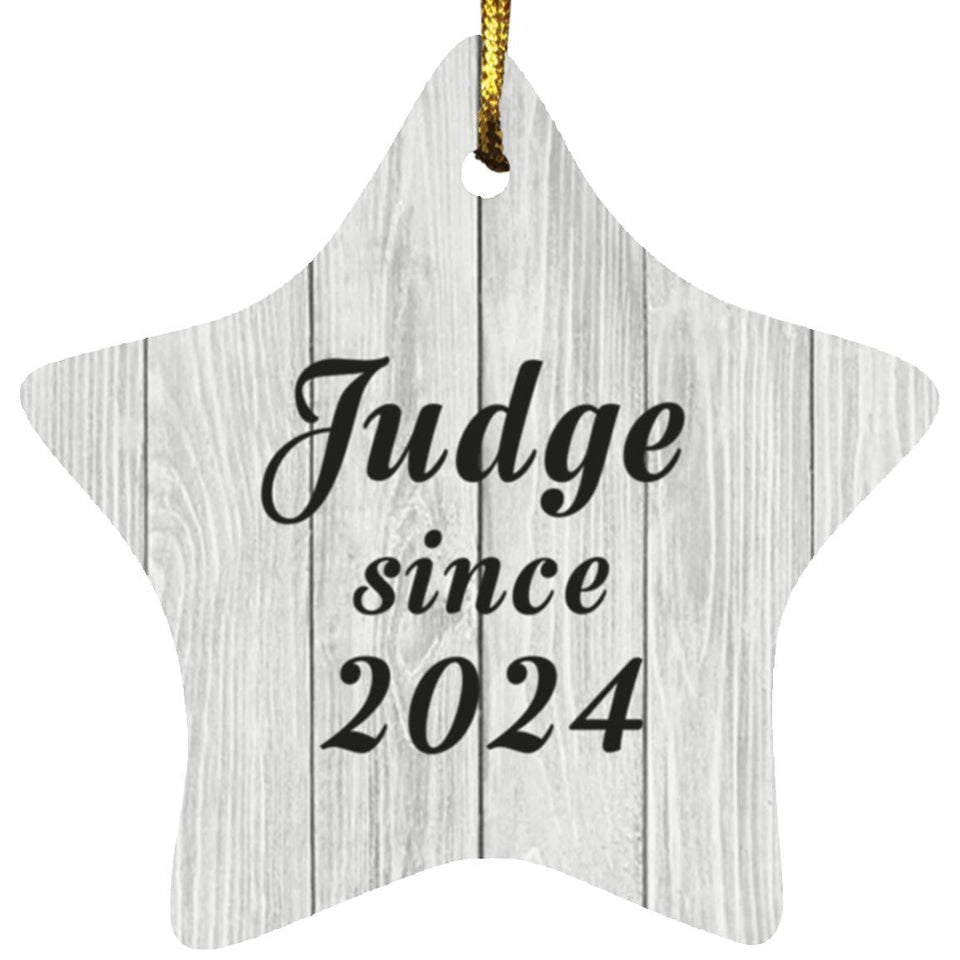 Judge Since 2024 - Star Ornament F