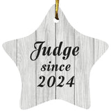 Judge Since 2024 - Star Ornament F