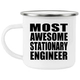Most Awesome Stationary Engineer - 12oz Camping Mug