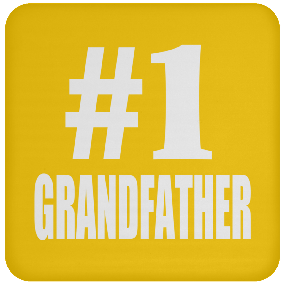 Number One #1 Grandfather - Drink Coaster