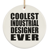Coolest Industrial Designer Ever - Circle Ornament