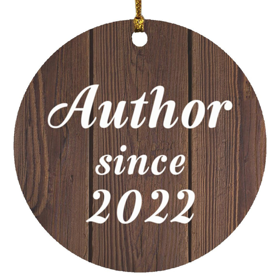 Author Since 2022 - Circle Ornament D