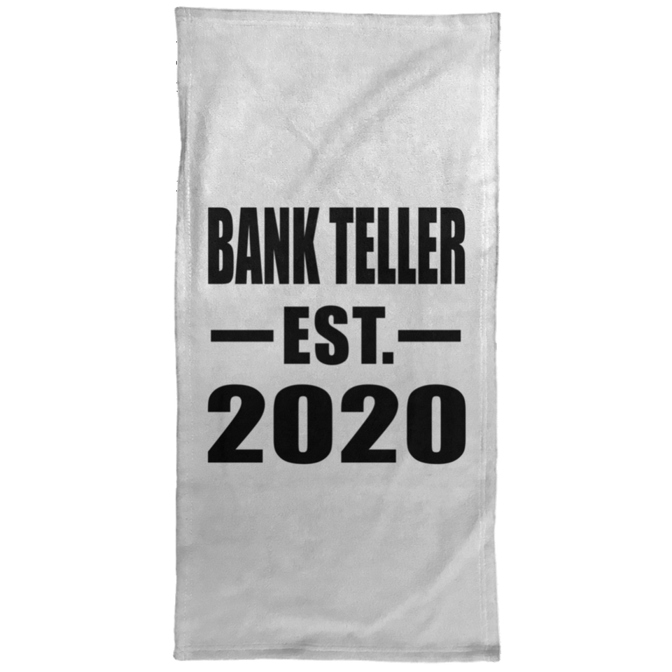 Bank Teller Established EST. 2020 - Hand Towel