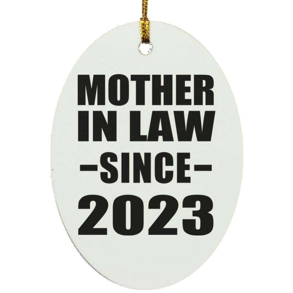 Mother In Law Since 2023 - Oval Ornament